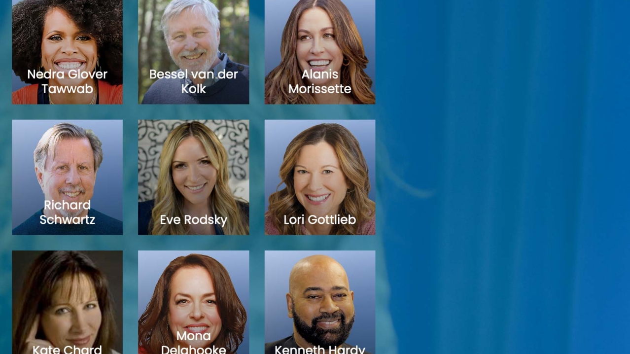 conference speakers montage